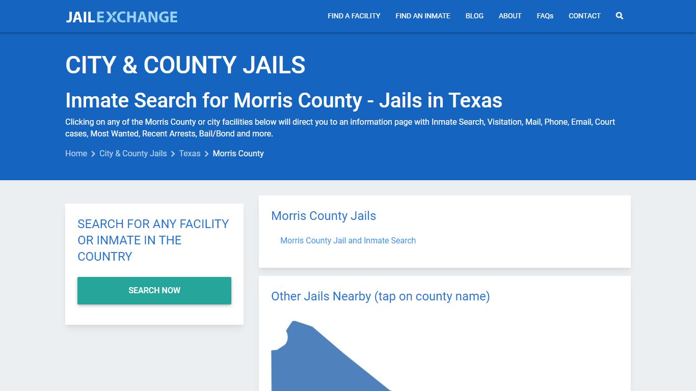 Inmate Search for Morris County | Jails in Texas - Jail Exchange